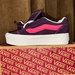Vans Purple and Pink Women's Sneakers